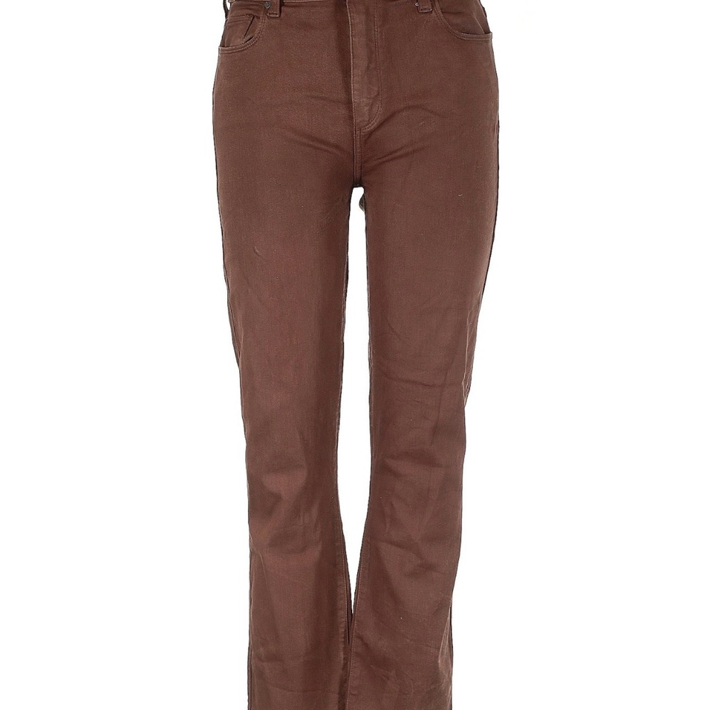 PAIGE Women's Boot Cut Jeans in Rich Brown